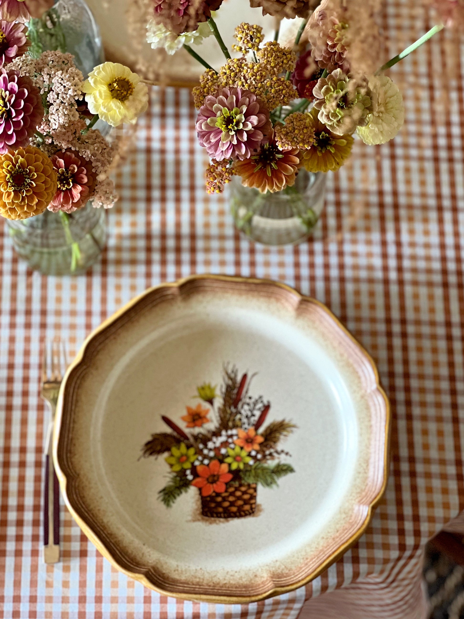 Vintage Mikasa Whole Wheat Autumn Song Dinner Plate