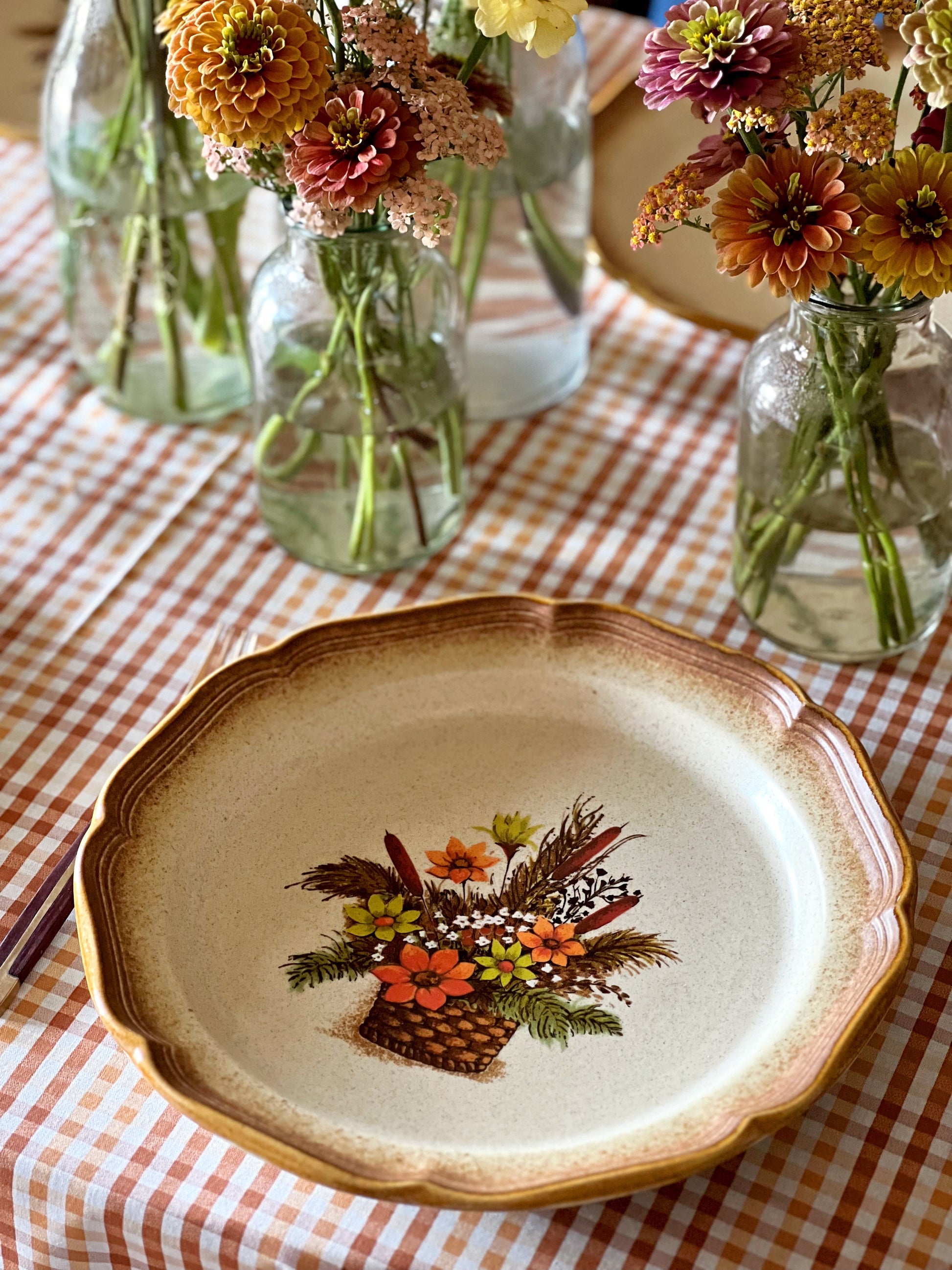 Vintage Mikasa Whole Wheat Autumn Song Dinner Plate