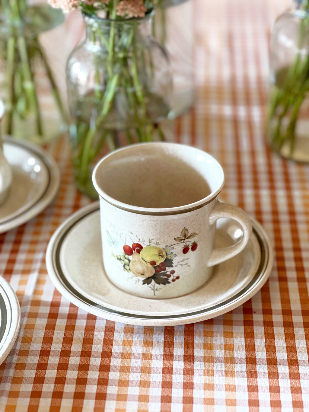 Vintage Royal Doulton Cornwall Flat Cup & Saucer Set