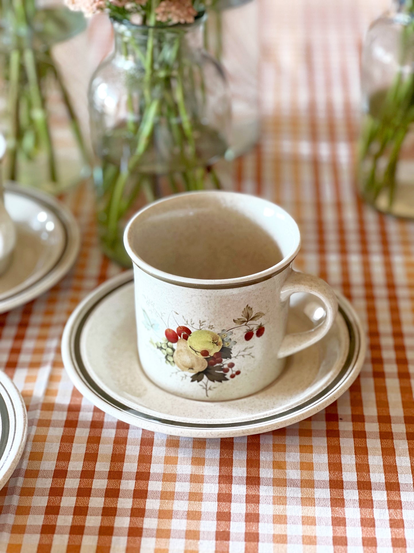 Vintage Royal Doulton Cornwall Flat Cup & Saucer Set