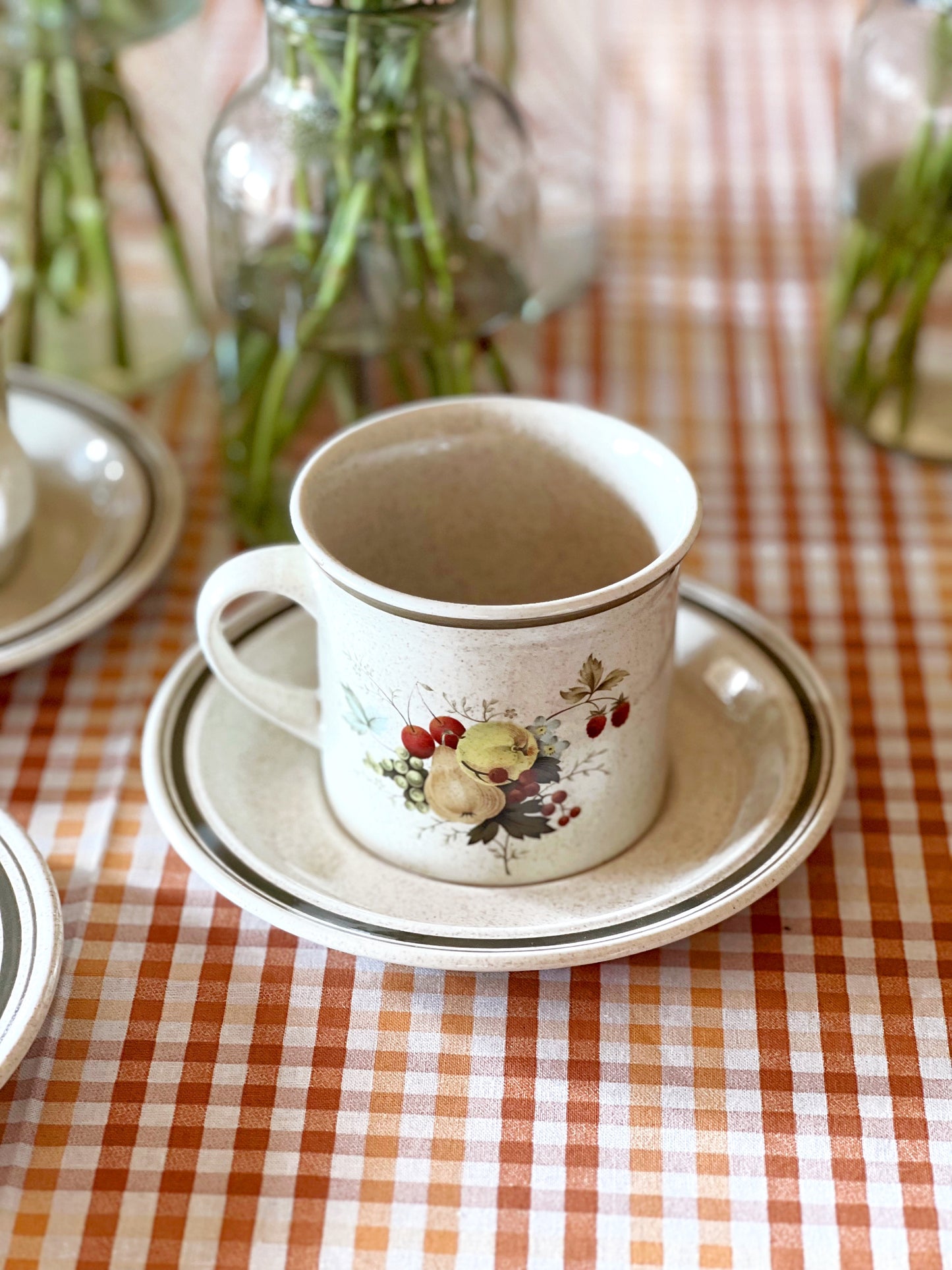 Vintage Royal Doulton Cornwall Flat Cup & Saucer Set