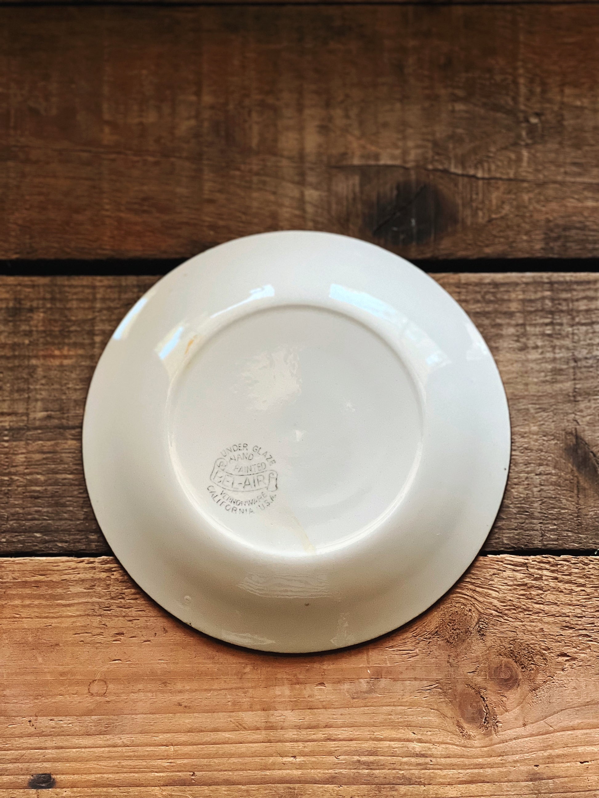 Metlox Poppytrail Vernonware Bel ~ Air Pair of Bread & Butter Plates