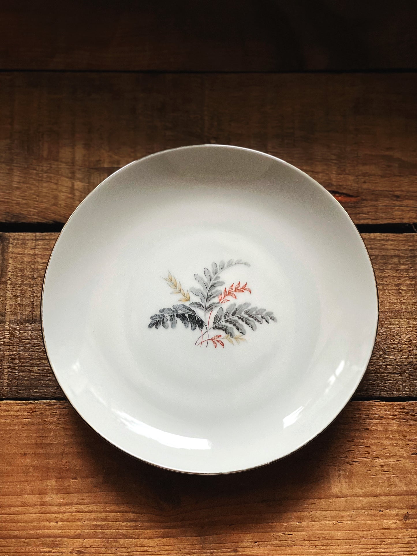 Vintage Wentworth China Fern Salad Plates Set of 6