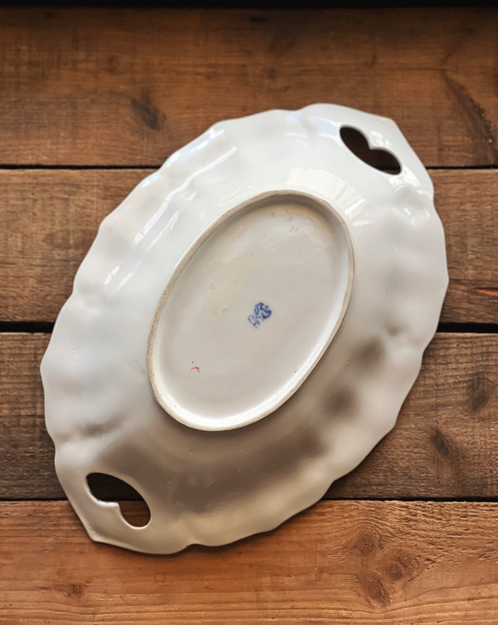 Antique C.T. Germany Hand Painted Vegetable Bowl / Serving Bowl