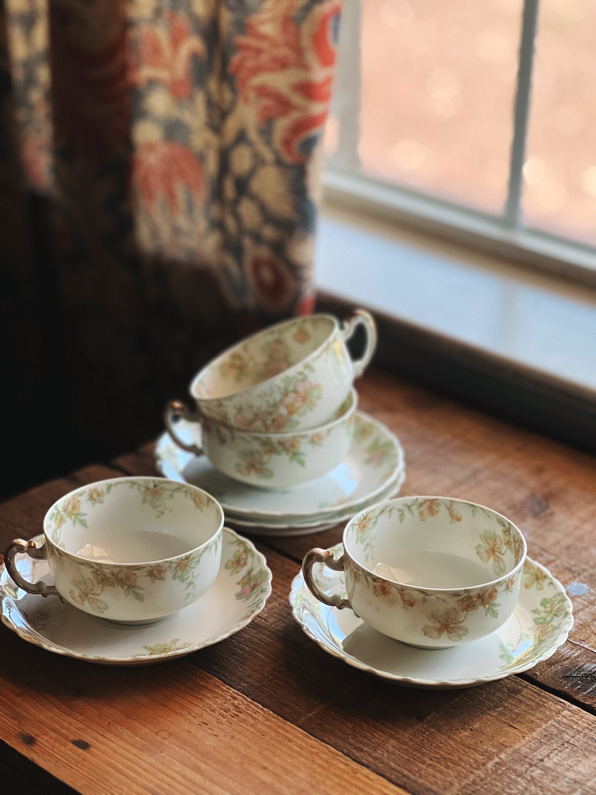 Vintage Haviland Limoges The Countess Teacup & Saucer Set