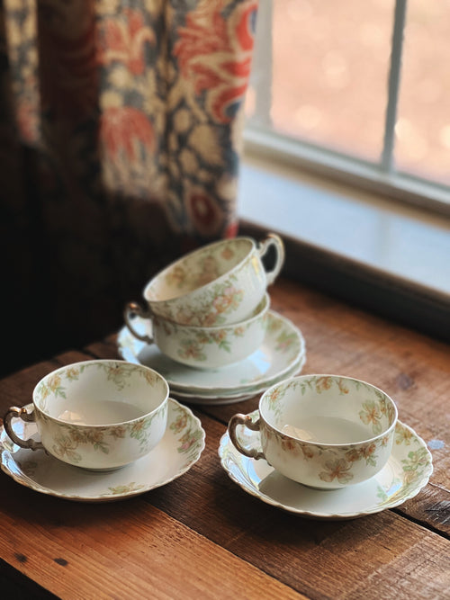 Vintage Haviland Limoges The Countess Teacup & Saucer Set
