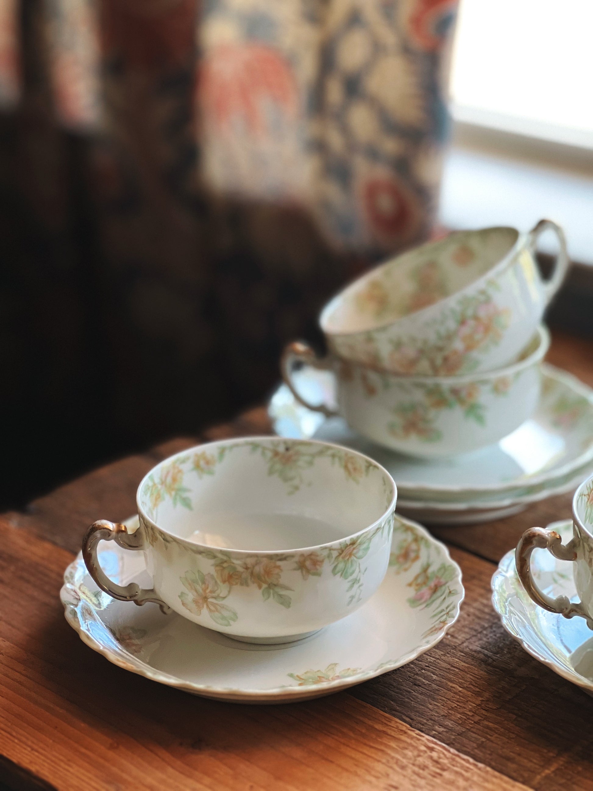 Vintage Haviland Limoges The Countess Teacup & Saucer Set
