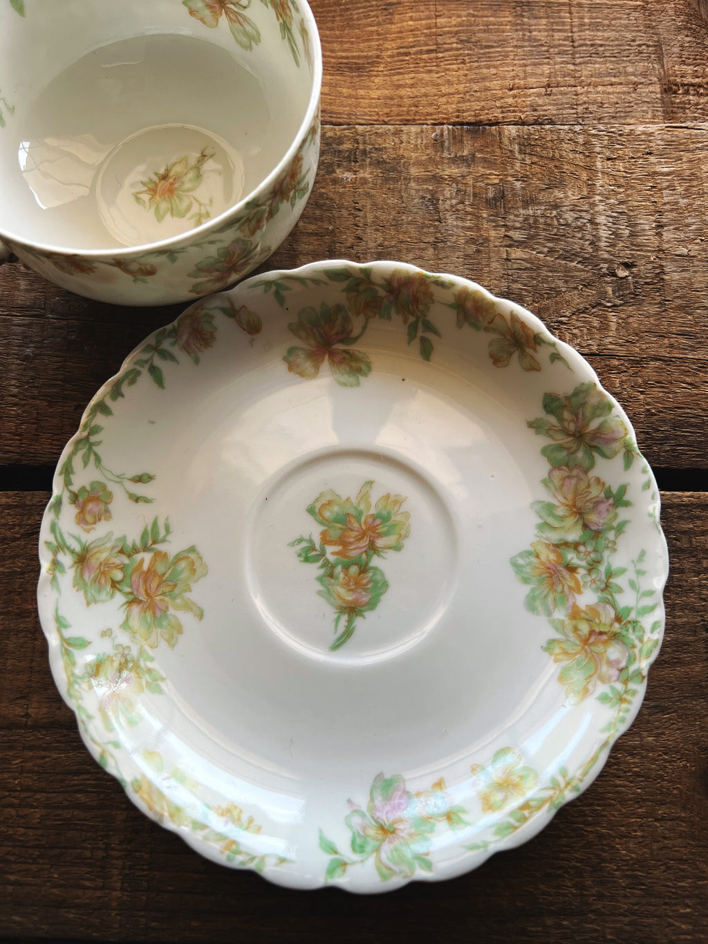 Vintage Haviland Limoges The Countess Teacup & Saucer Set