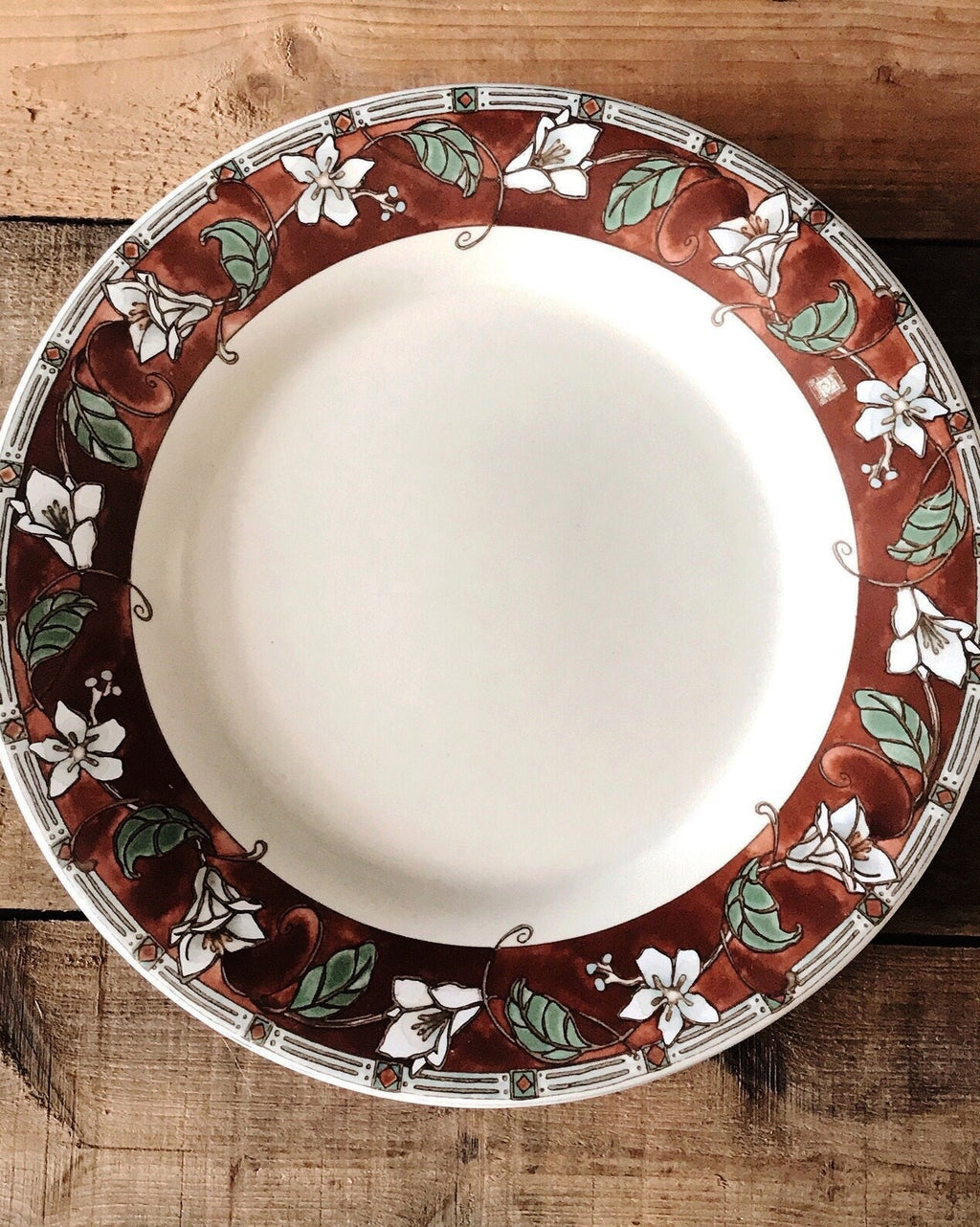 Pfaltzgraff Mission Flower Stoneware Dinner Plate