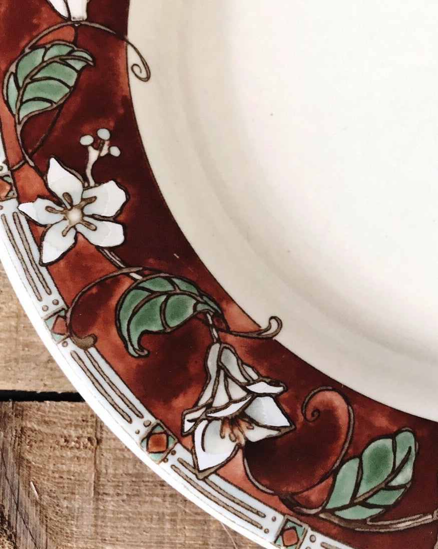 Pfaltzgraff Mission Flower Stoneware Dinner Plate