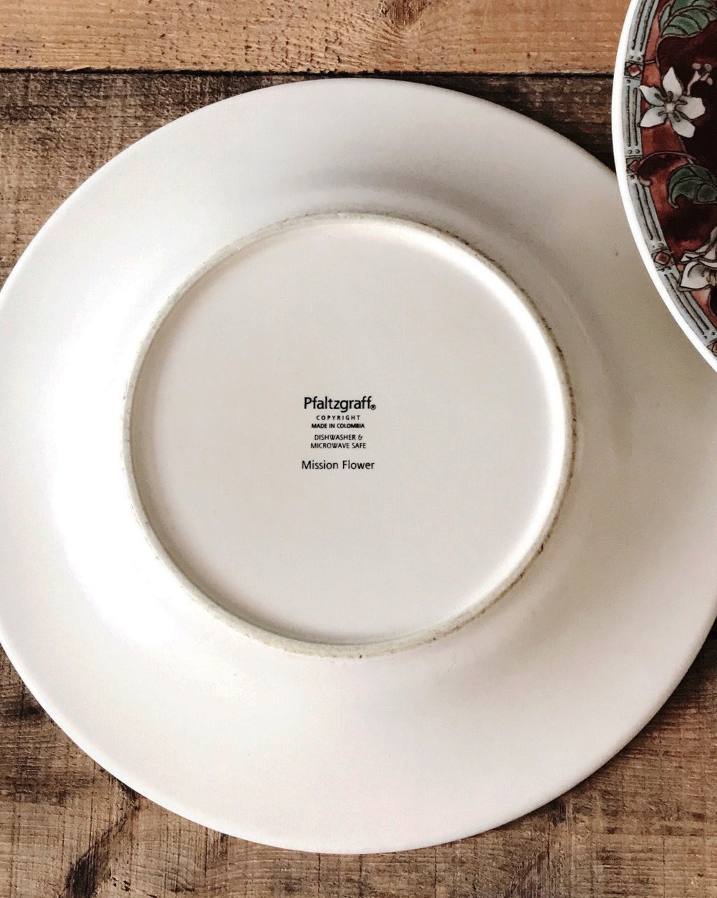 Pfaltzgraff Mission Flower Stoneware Dinner Plate