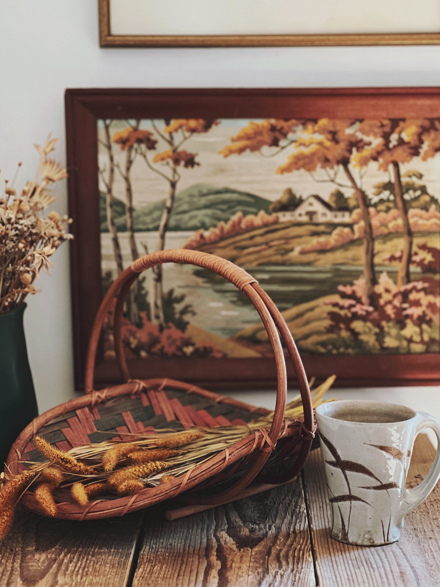 Handcrafted Vintage Stoneware Mug