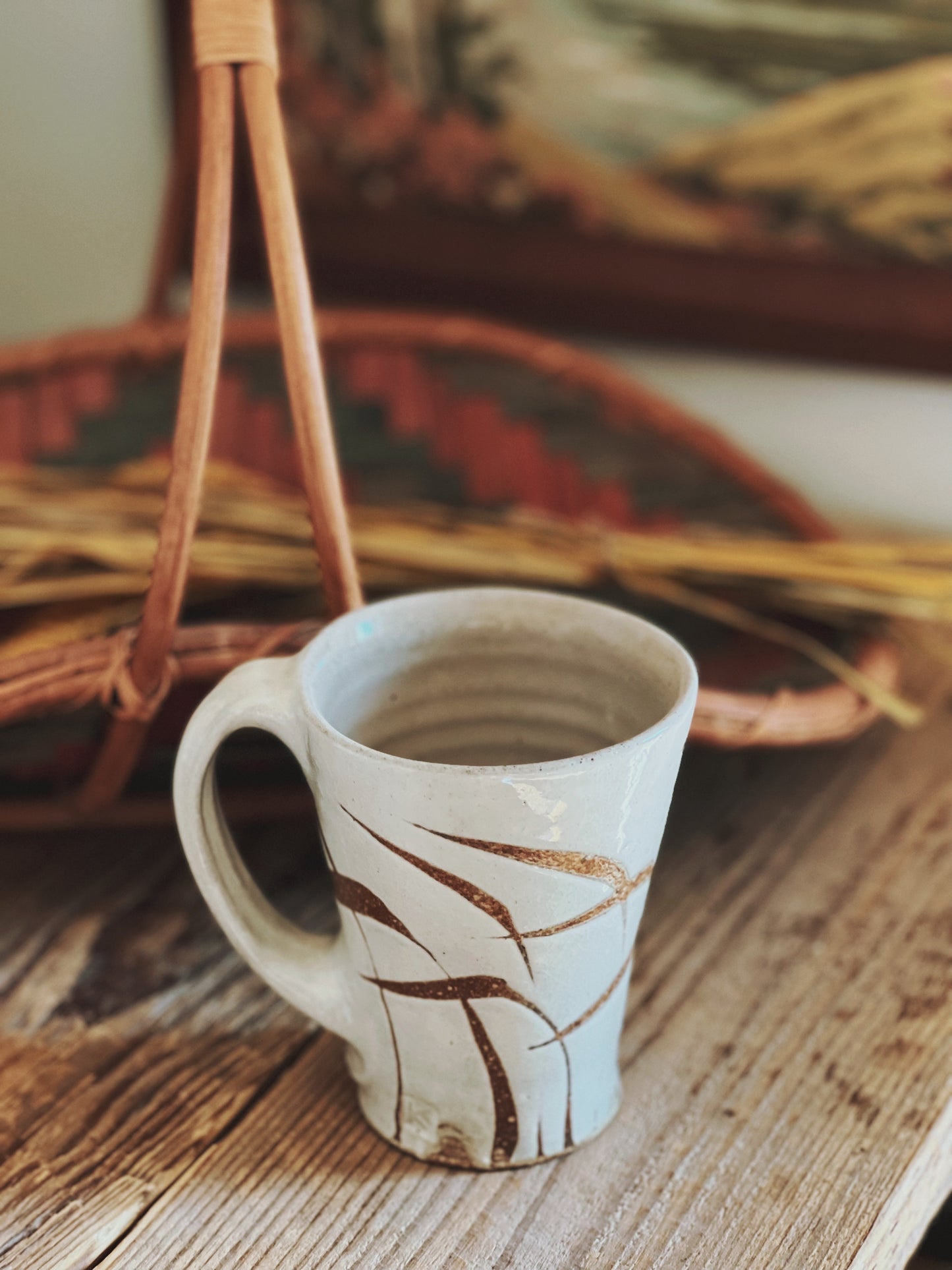 Handcrafted Vintage Stoneware Mug