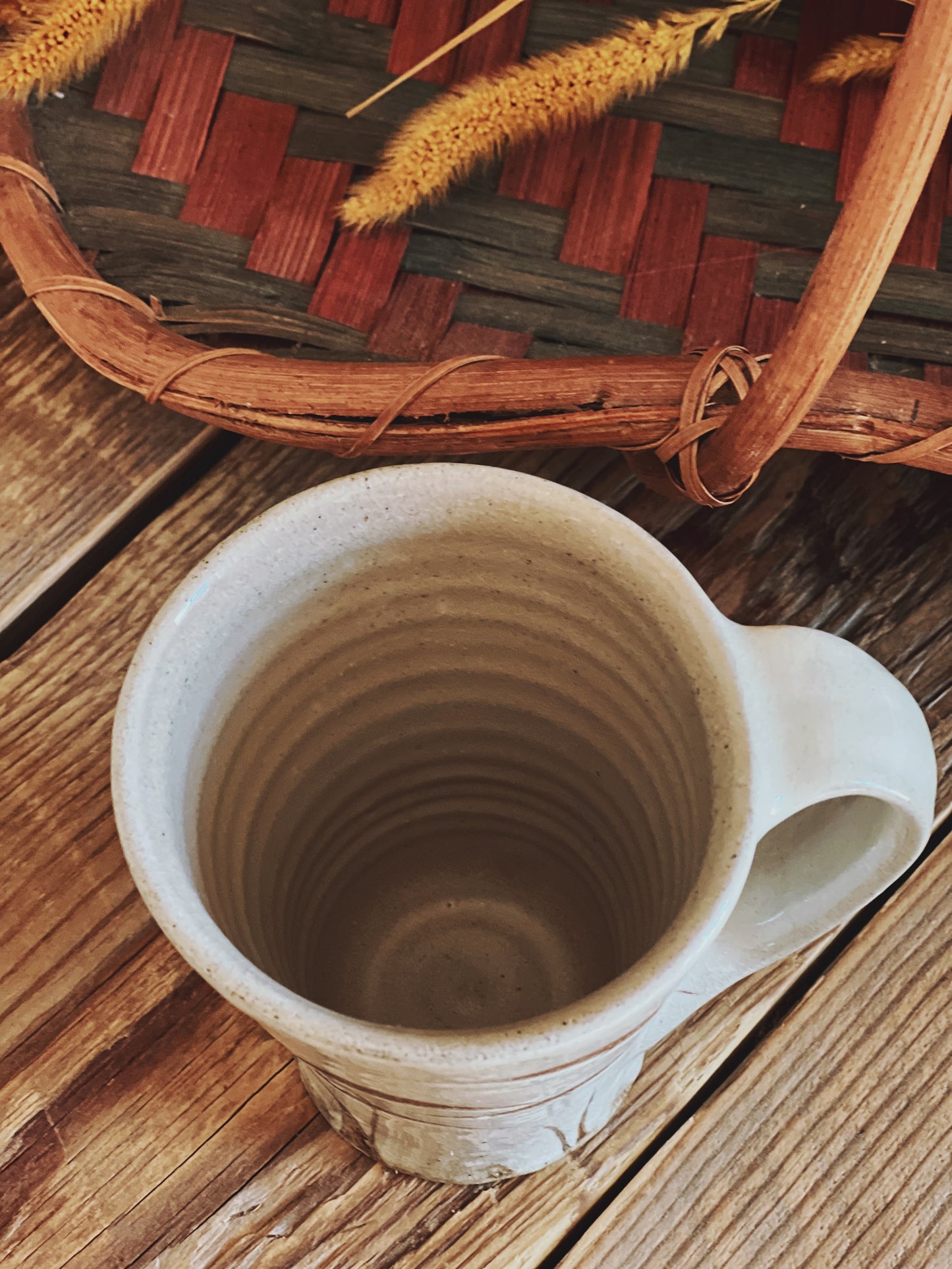 Handcrafted Vintage Stoneware Mug