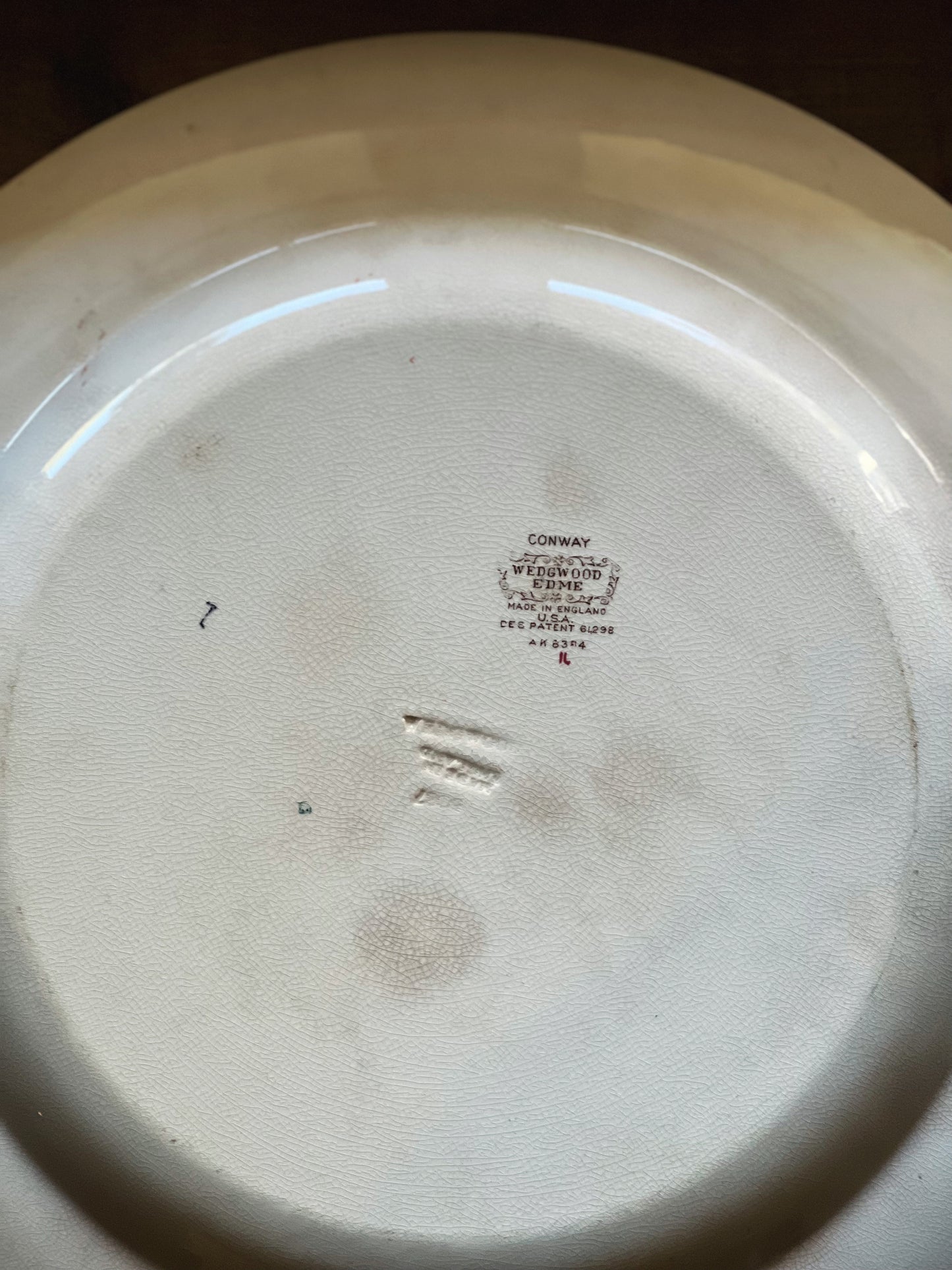 Vintage Wedgwood Conway Round Platter