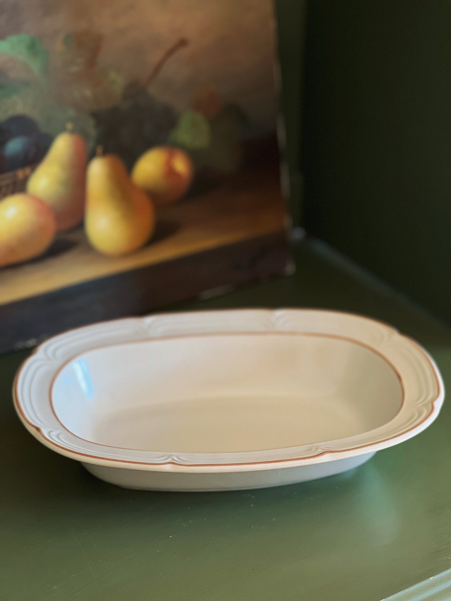 Vintage Covington Edition Idlewild Oval Vegetable Bowl