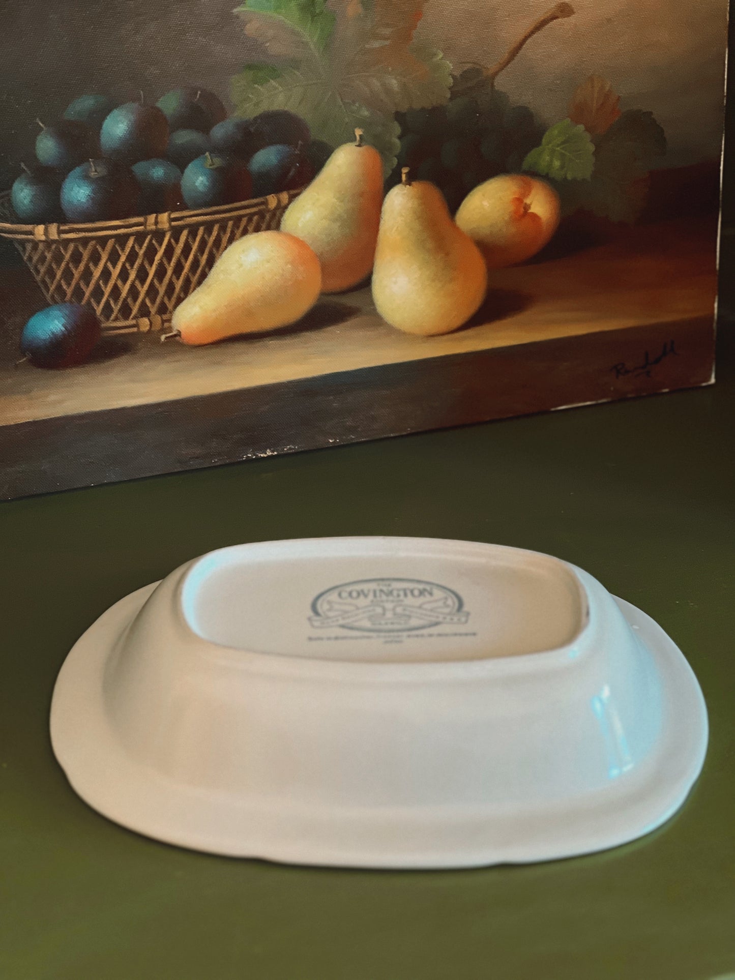 Vintage Covington Edition Idlewild Oval Vegetable Bowl