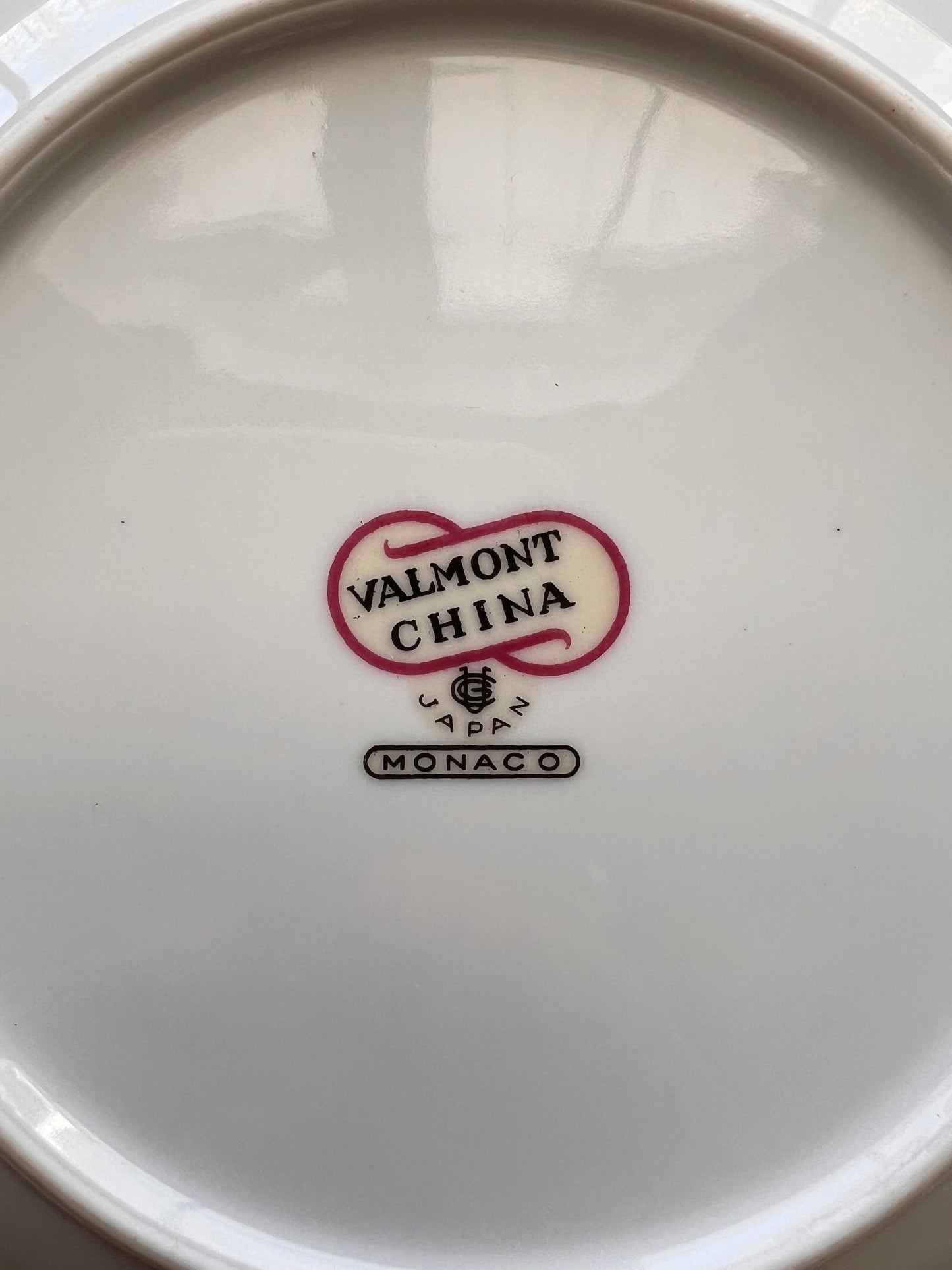 Vintage Valmont China Monaco Soup Bowl