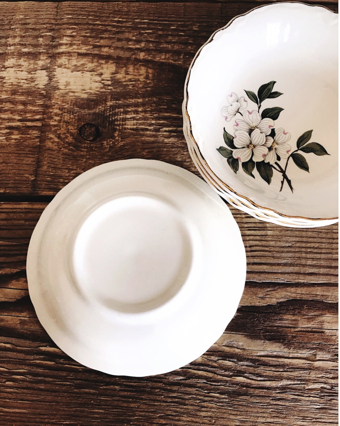 Vintage Floral Berry Bowl