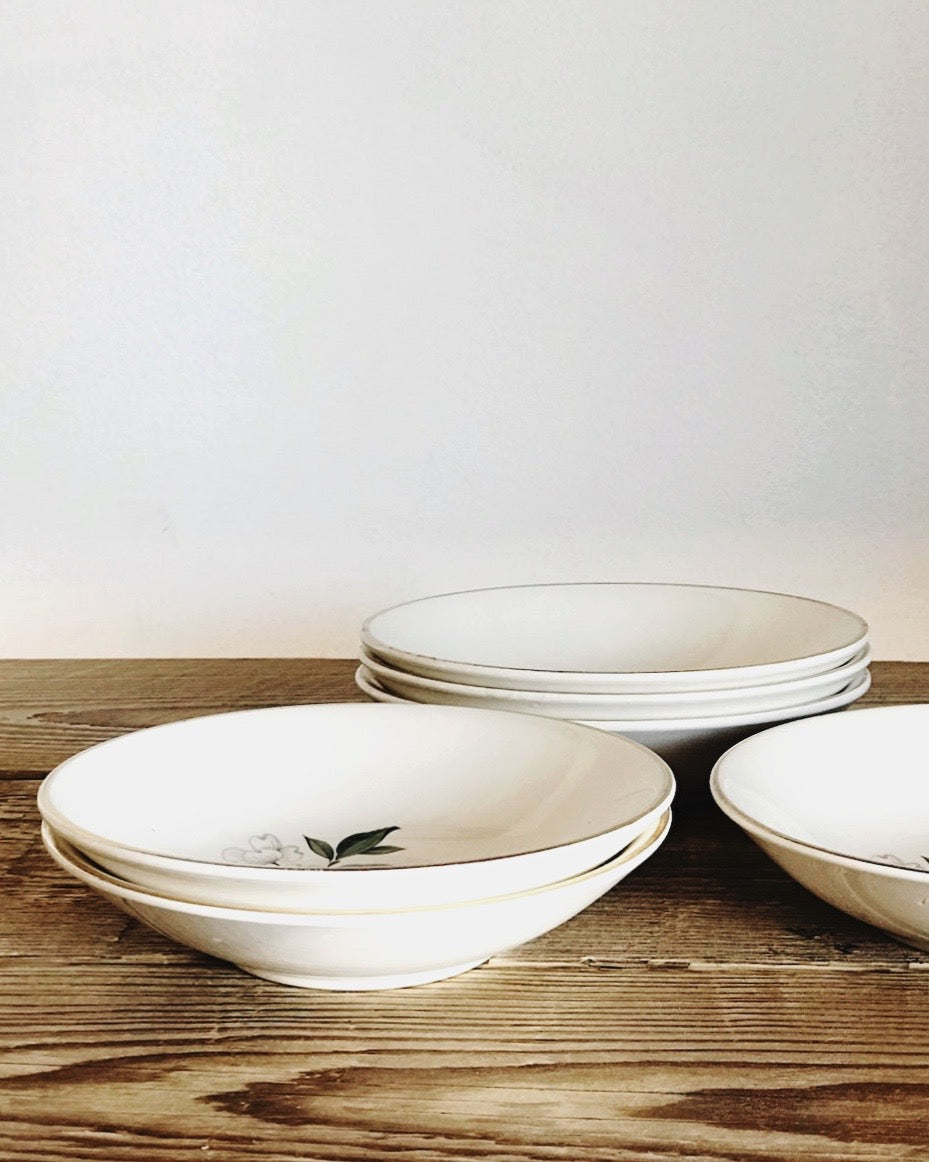 Vintage Floral Berry Bowl