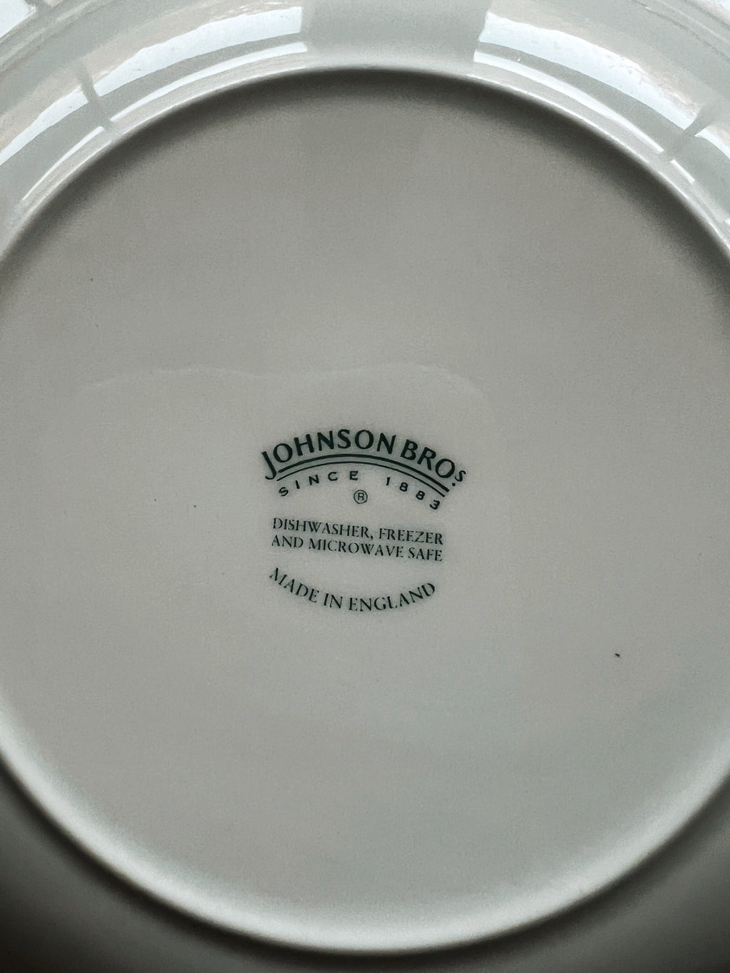 Vintage Johnson Brothers Regency Rimmed Soup Bowl