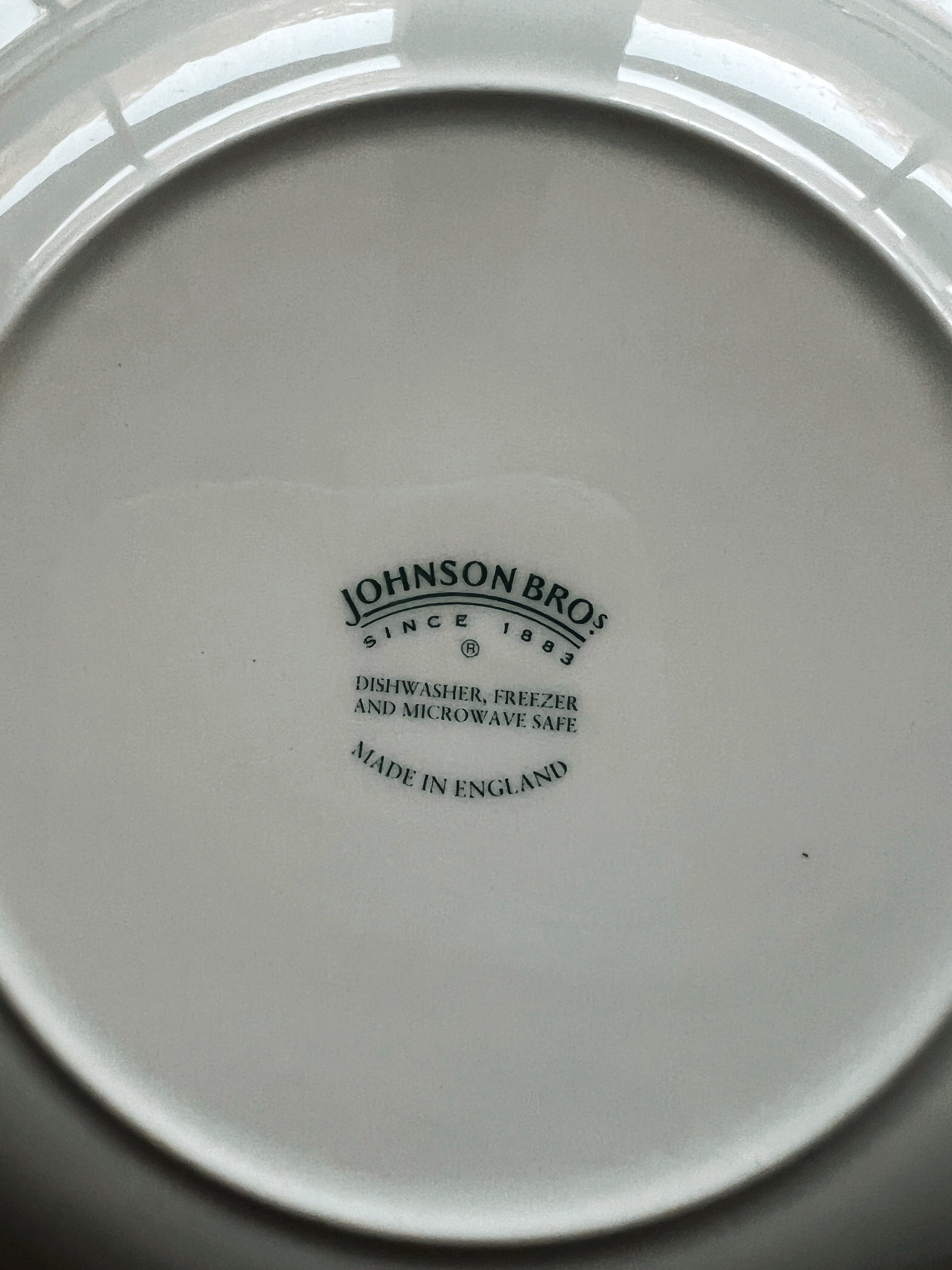 Vintage Johnson Brothers Regency Rimmed Soup Bowl
