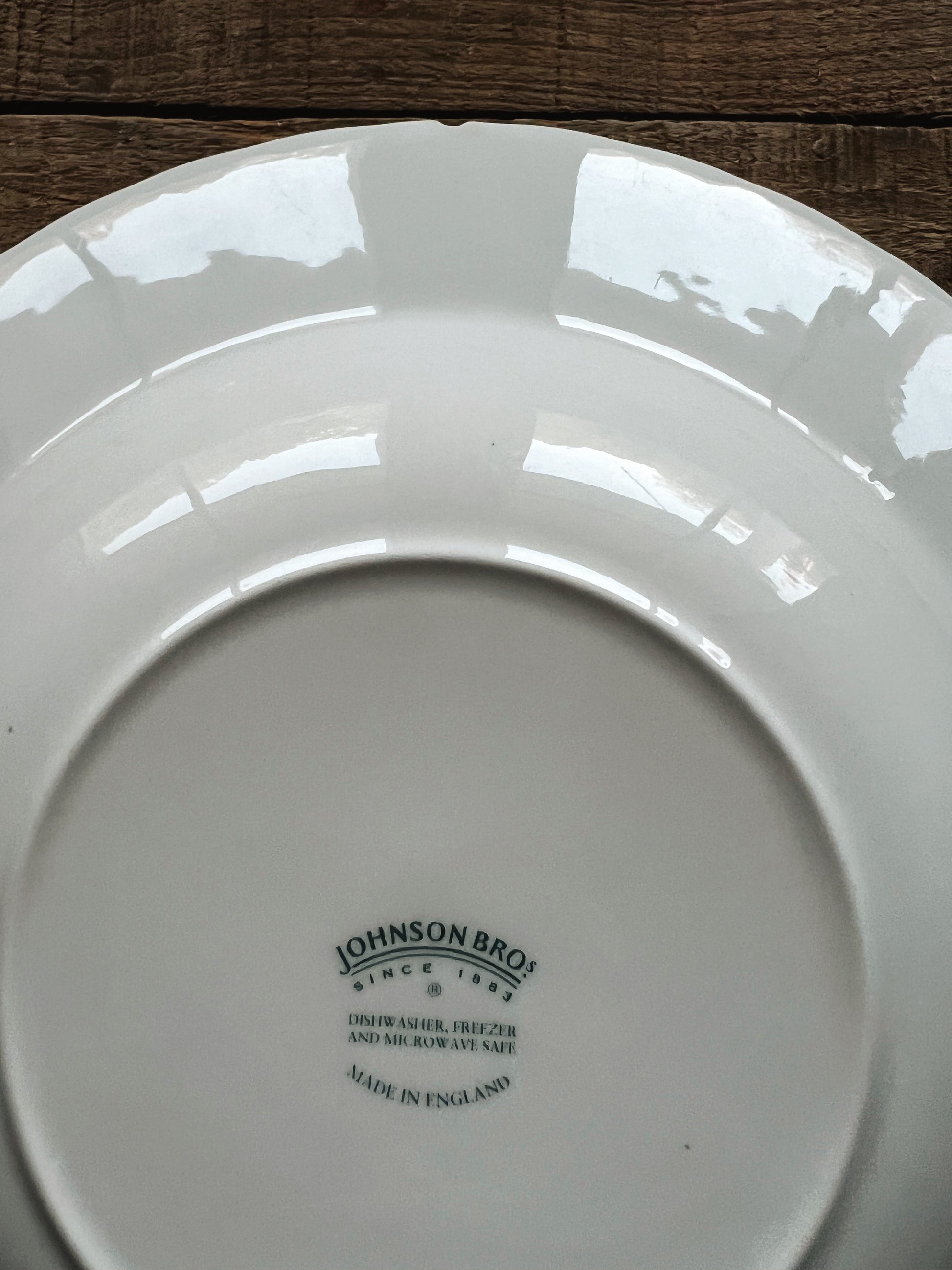 Vintage Johnson Brothers Regency Rimmed Soup Bowl