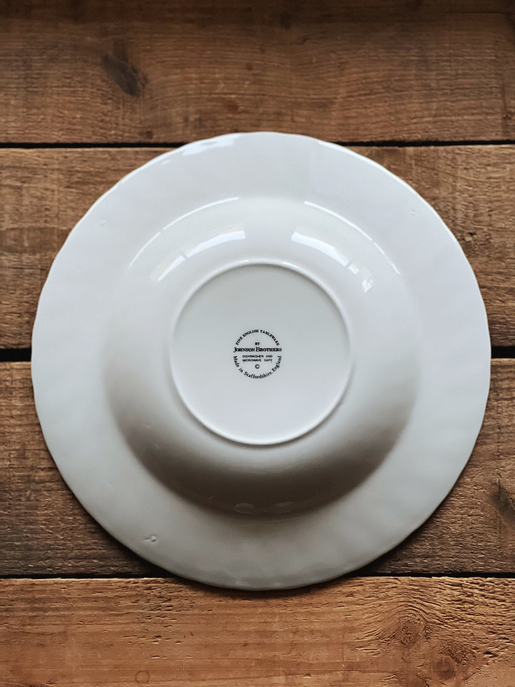 Vintage Johnson Brothers Regency Rimmed Soup Bowl