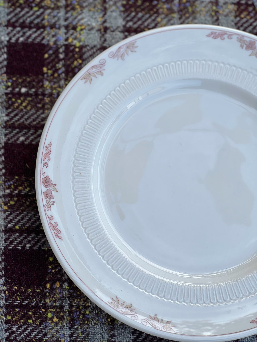 Vintage Syracuse China Floral Luncheon Plate