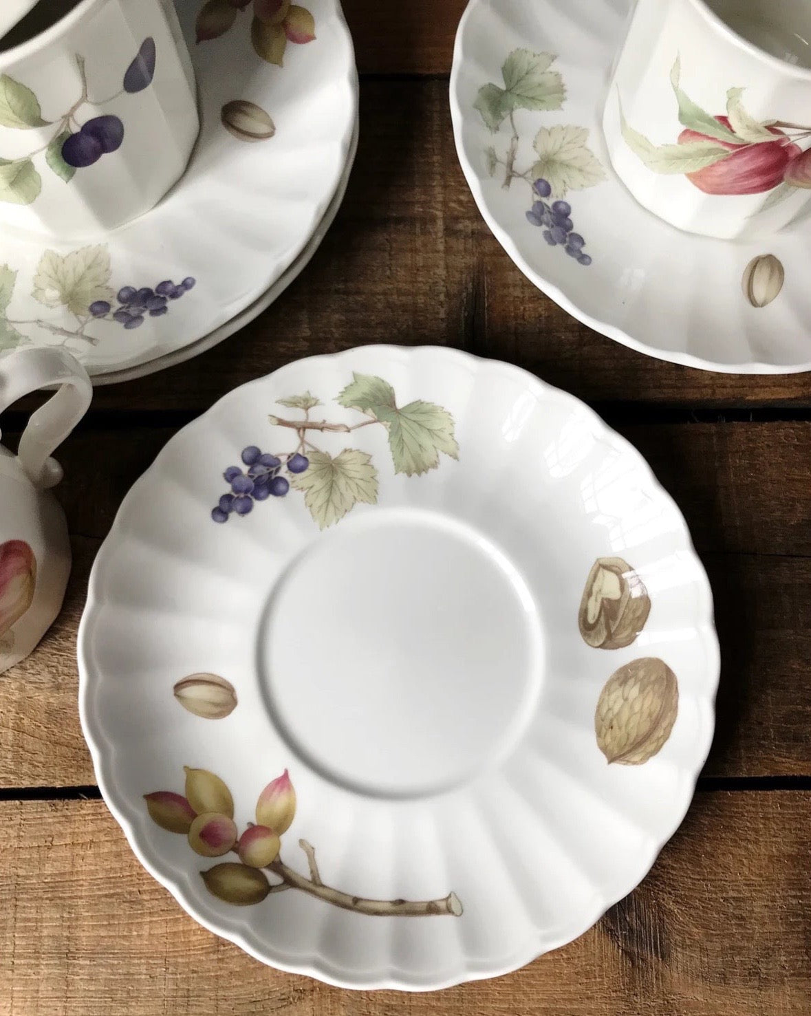 Vintage Mikasa Maxima Belle Terre Flat Cup & Saucer Set