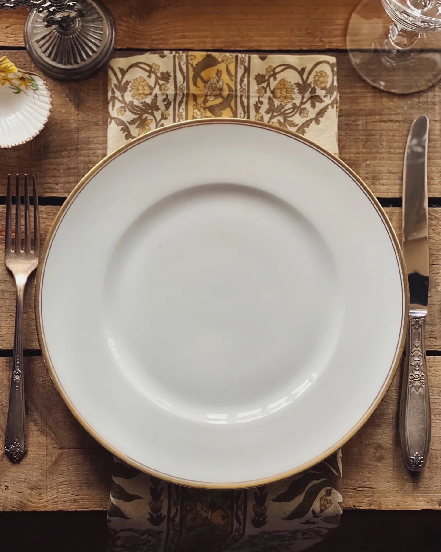 Vintage Wheelock Austria Dinner Plate