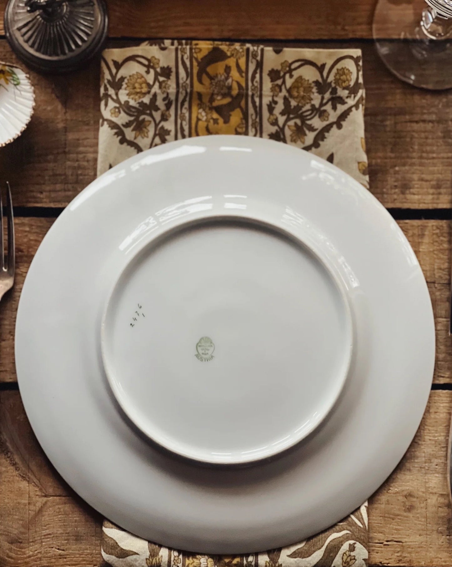 Vintage Wheelock Austria Dinner Plate
