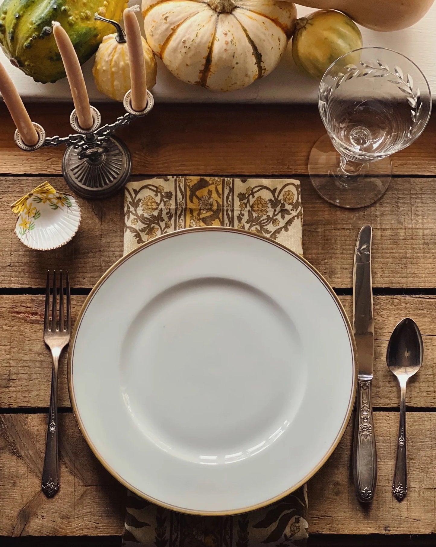 Vintage Wheelock Austria Luncheon Plate