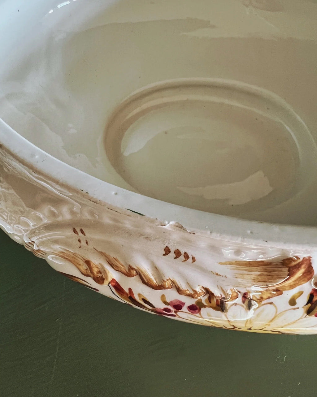 Hand Painted Vintage Tureen Made in Italy