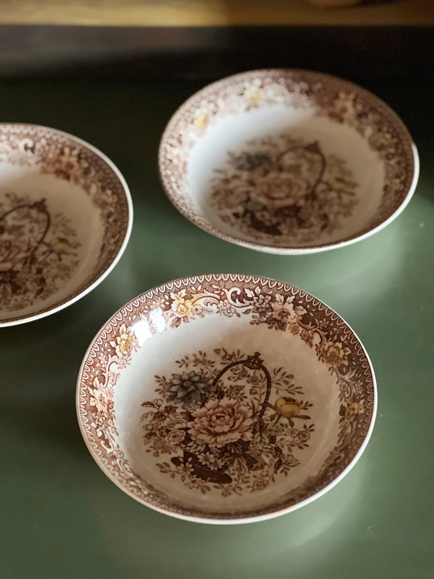 Set of 3 Vintage Harmony House Garden Glory Berry Bowls