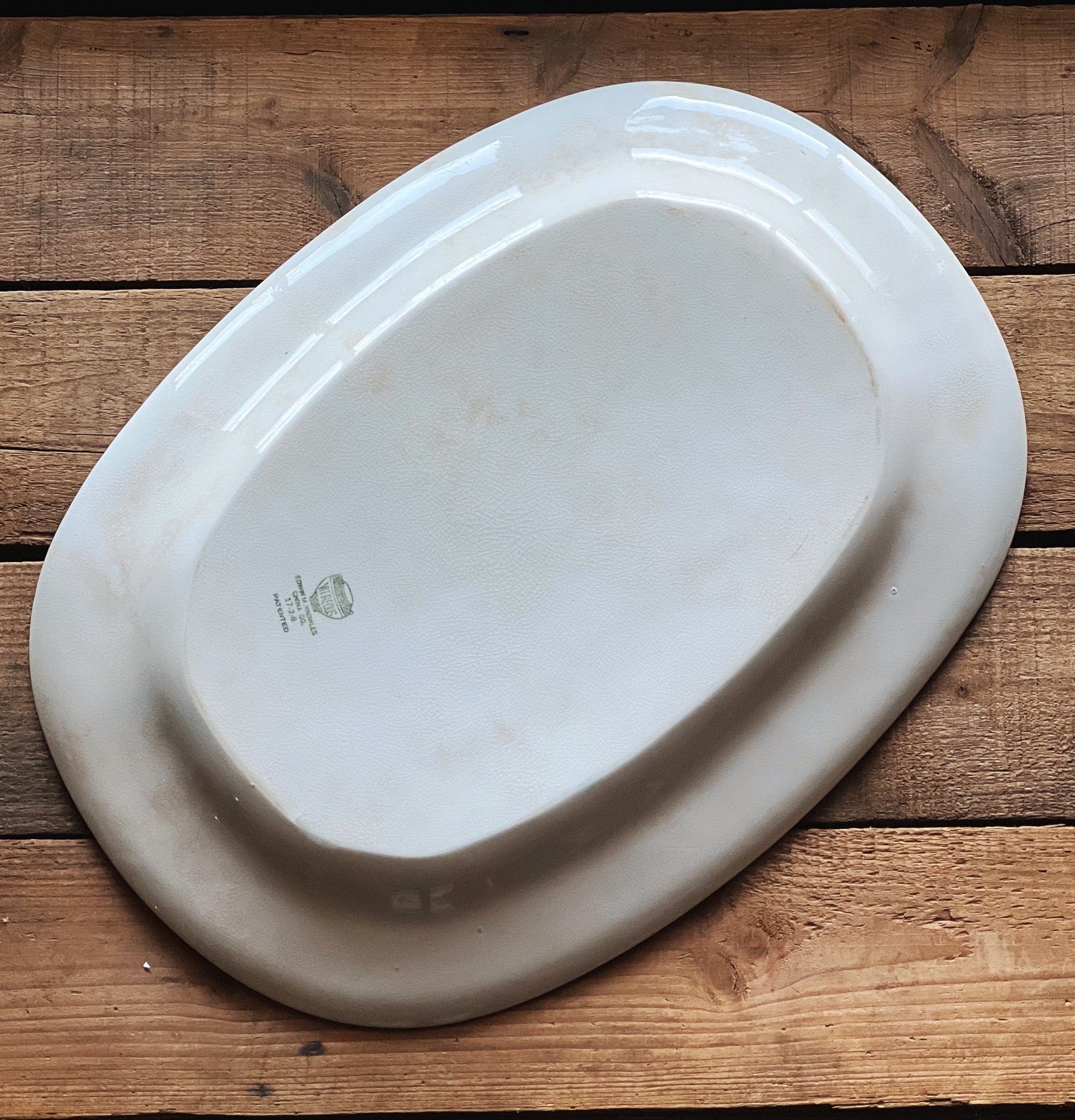 Vintage Edwin Knowles Vitreous China Serving Platter