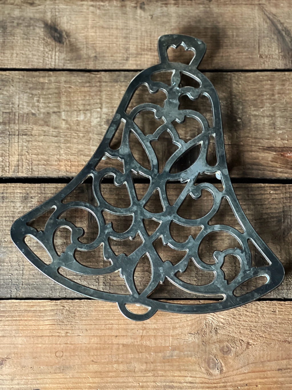 Vintage Wm Rogers Silver Plate Bell Trivet