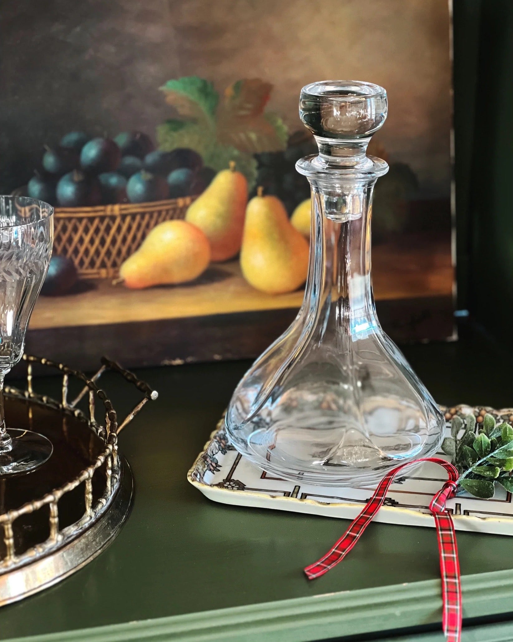 Vintage Glass Decanter