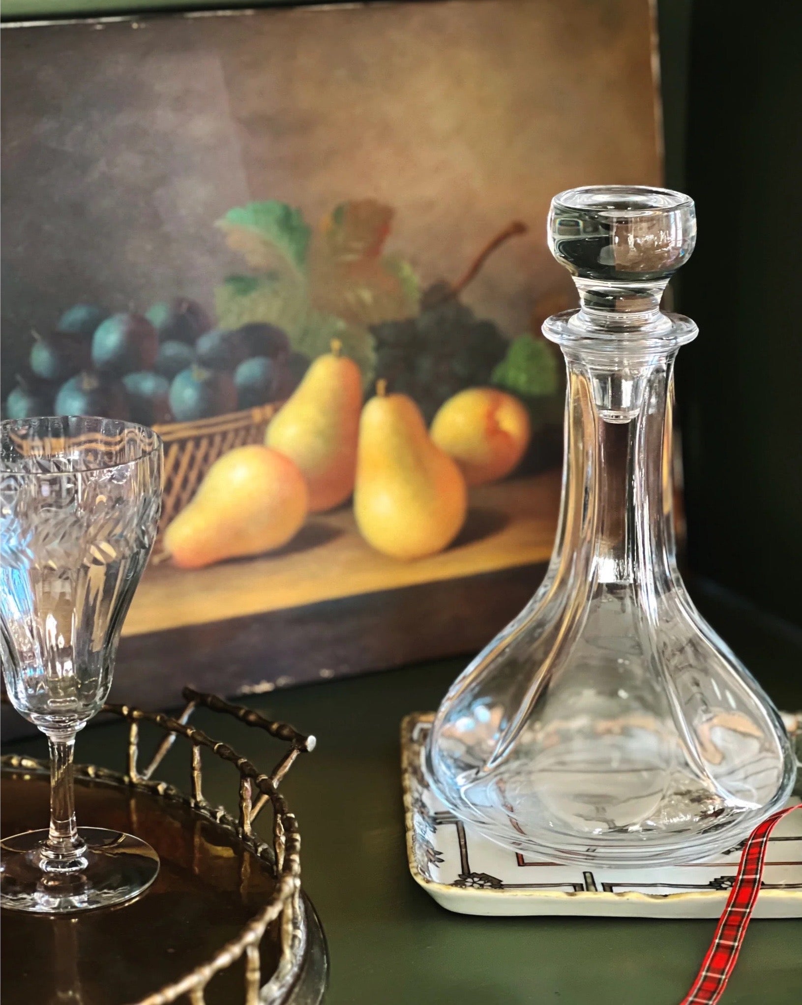 Vintage Glass Decanter