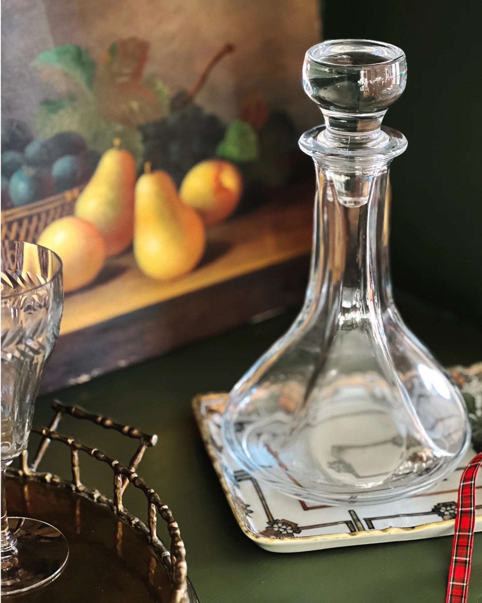 Vintage Glass Decanter