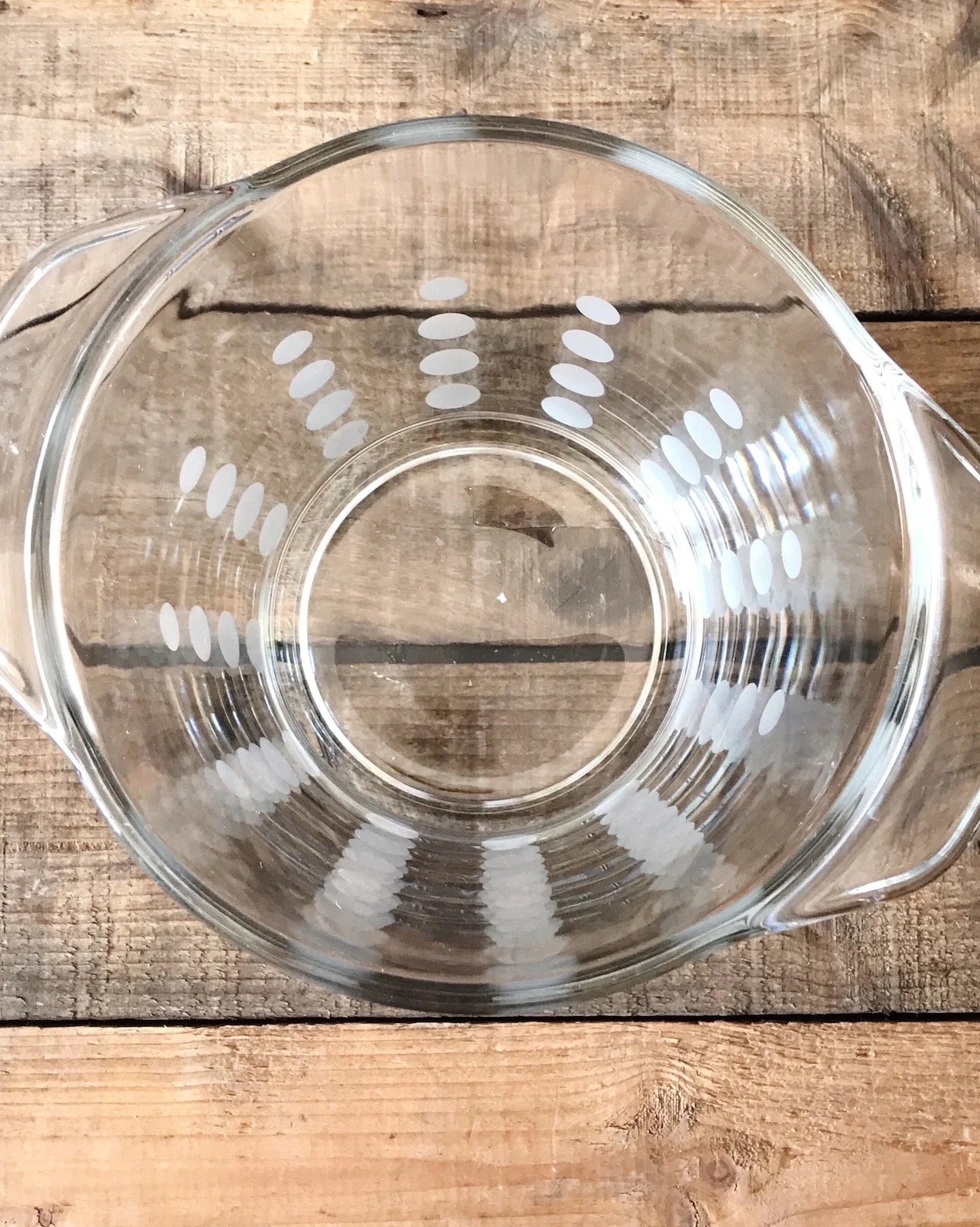 Vintage Glass Ice Bucket / Champagne Bucket