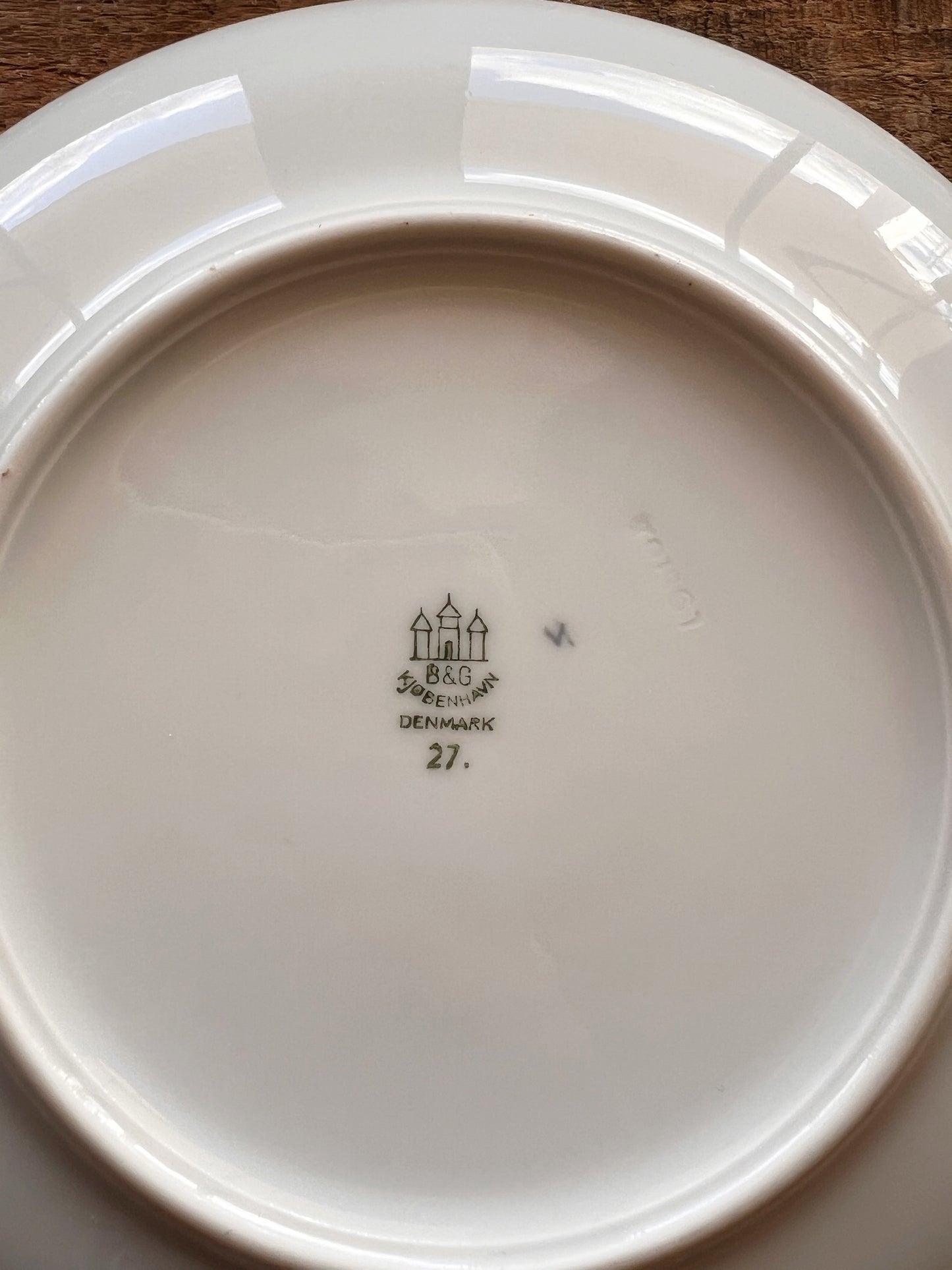 Vintage Bing & Grondahl Denmark Falling Leaves Salad Plate