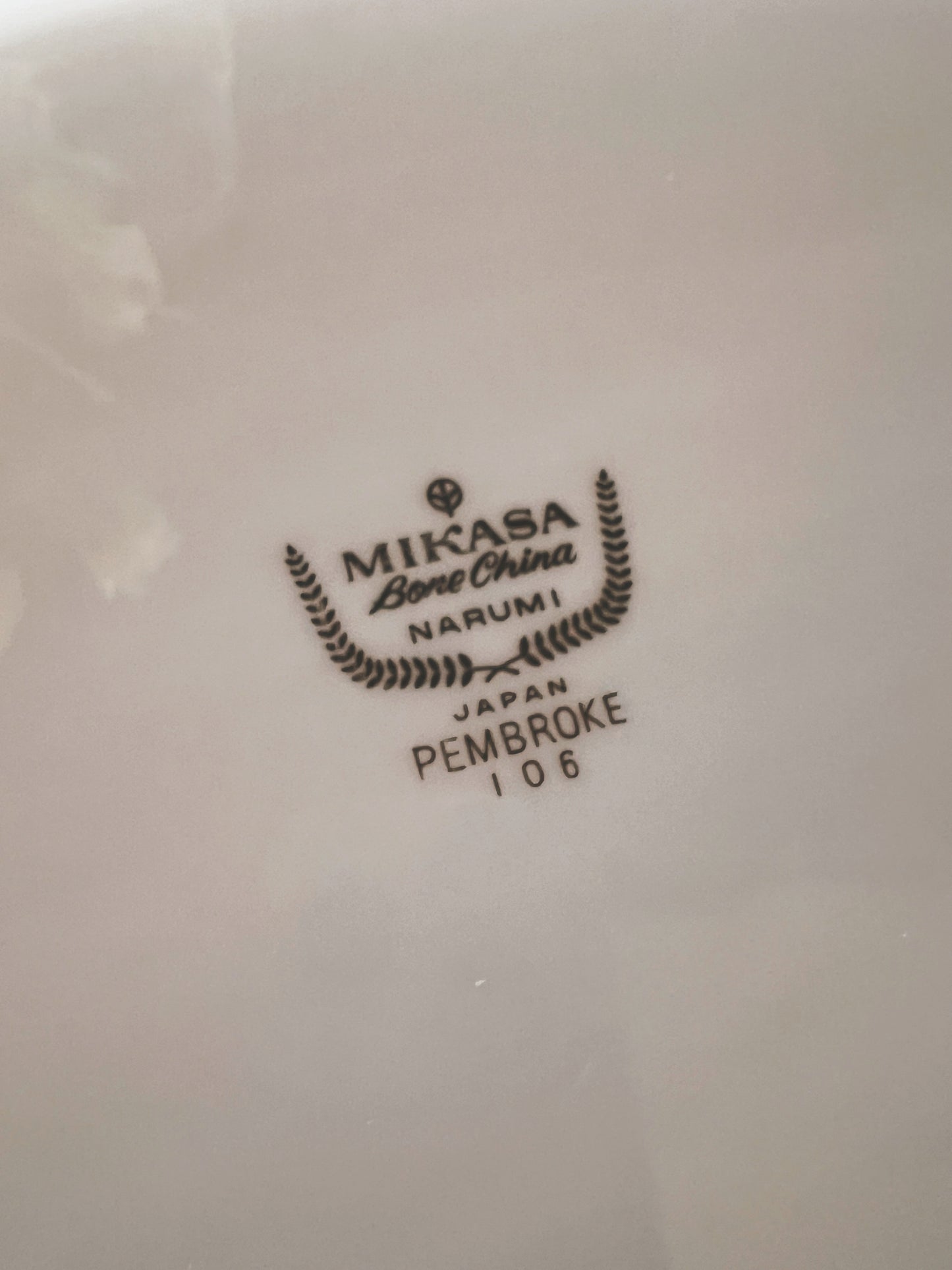 Vintage Mikasa Bone China Pembroke Oval Serving Platter