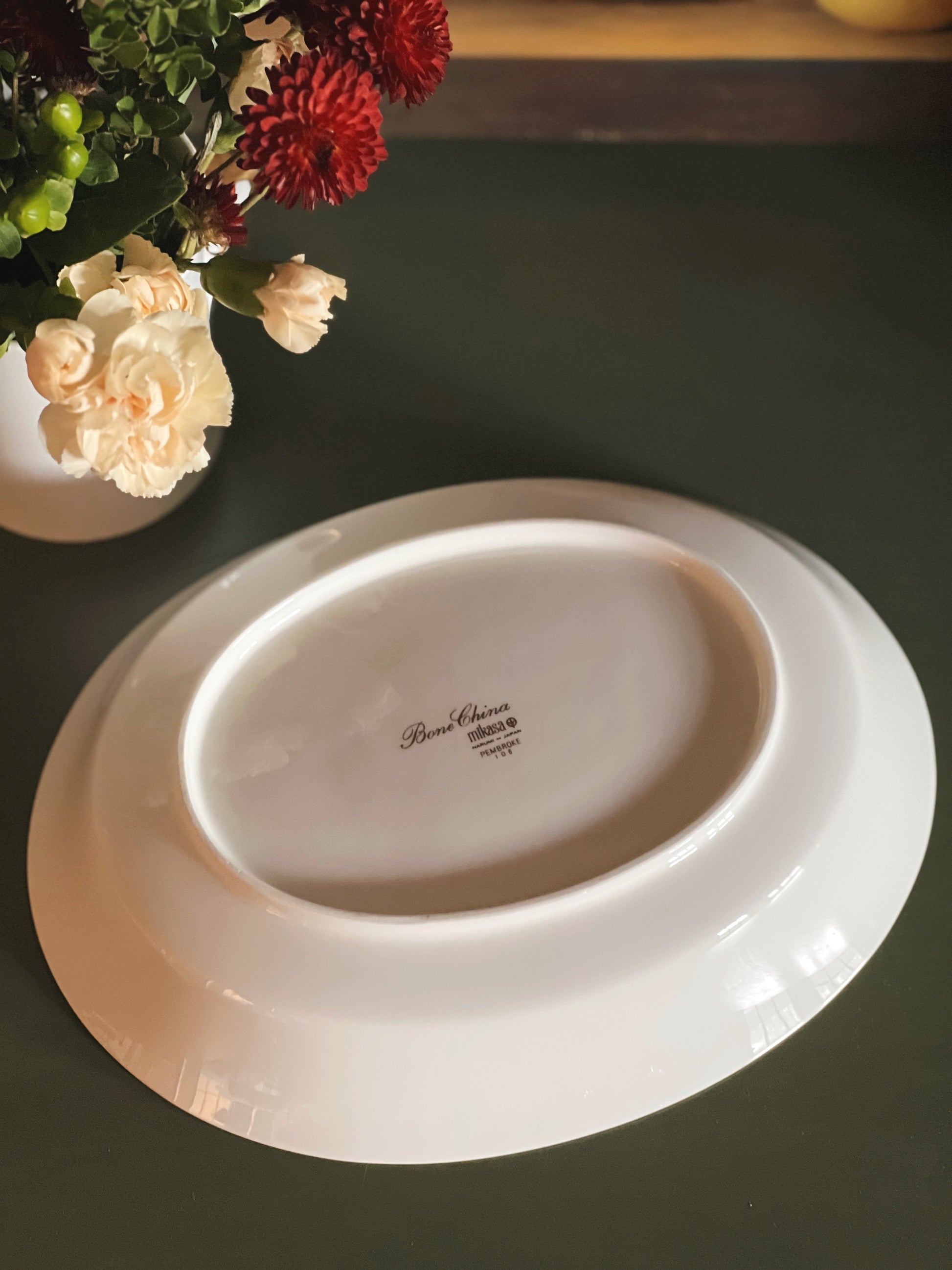 Vintage Mikasa Bone China Pembroke Oval Vegetable Bowl