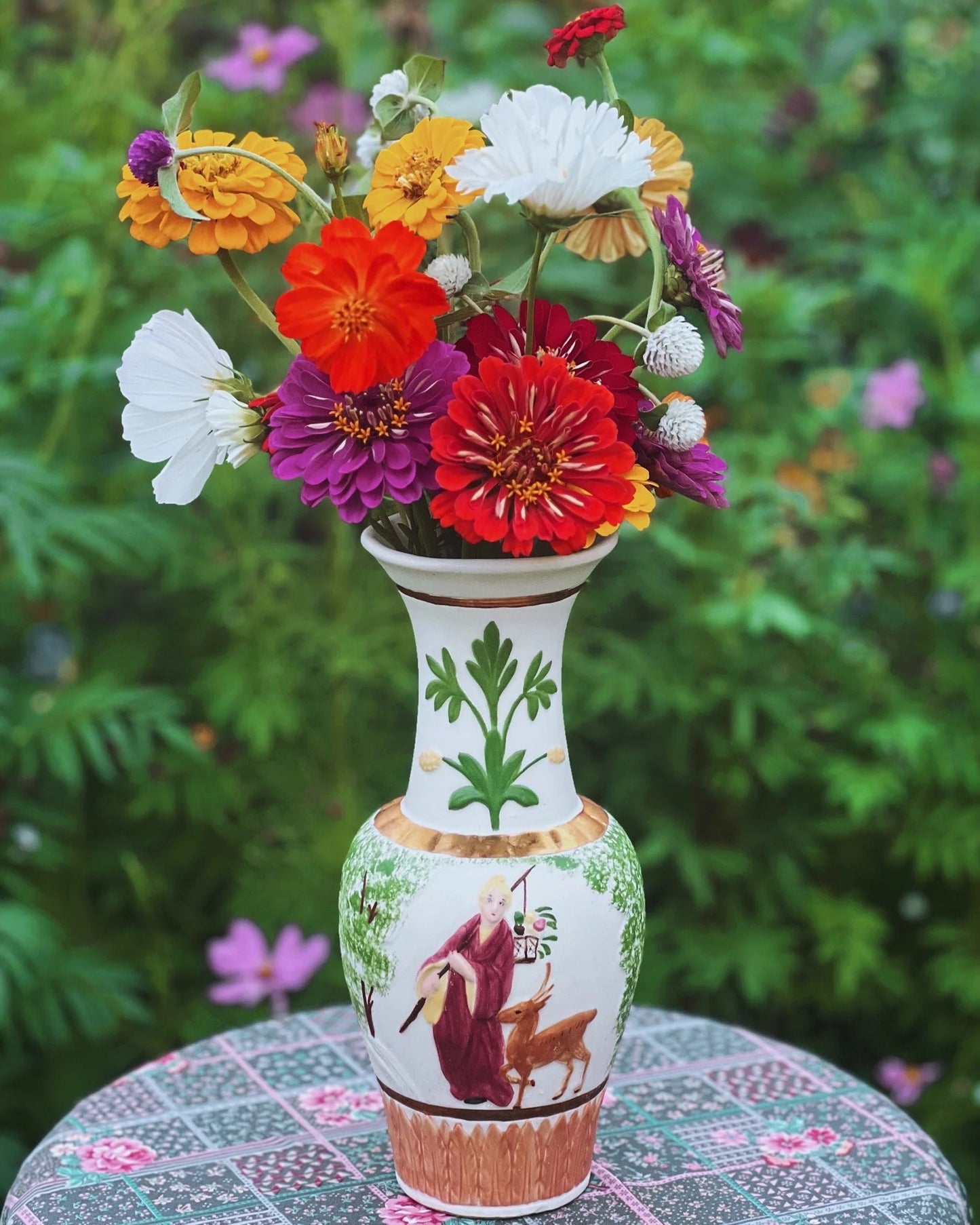 Vintage Hand Painted Vase