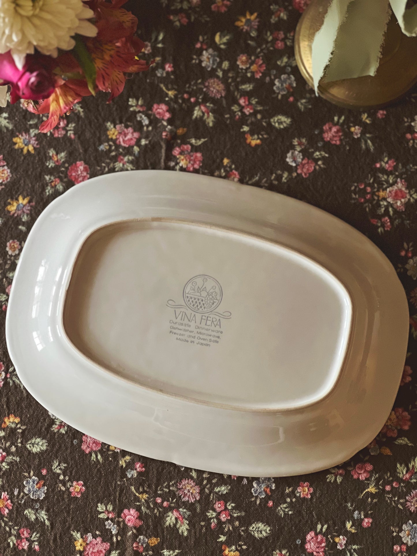 Vintage Vina Fera Japan Radiance Oval Platter