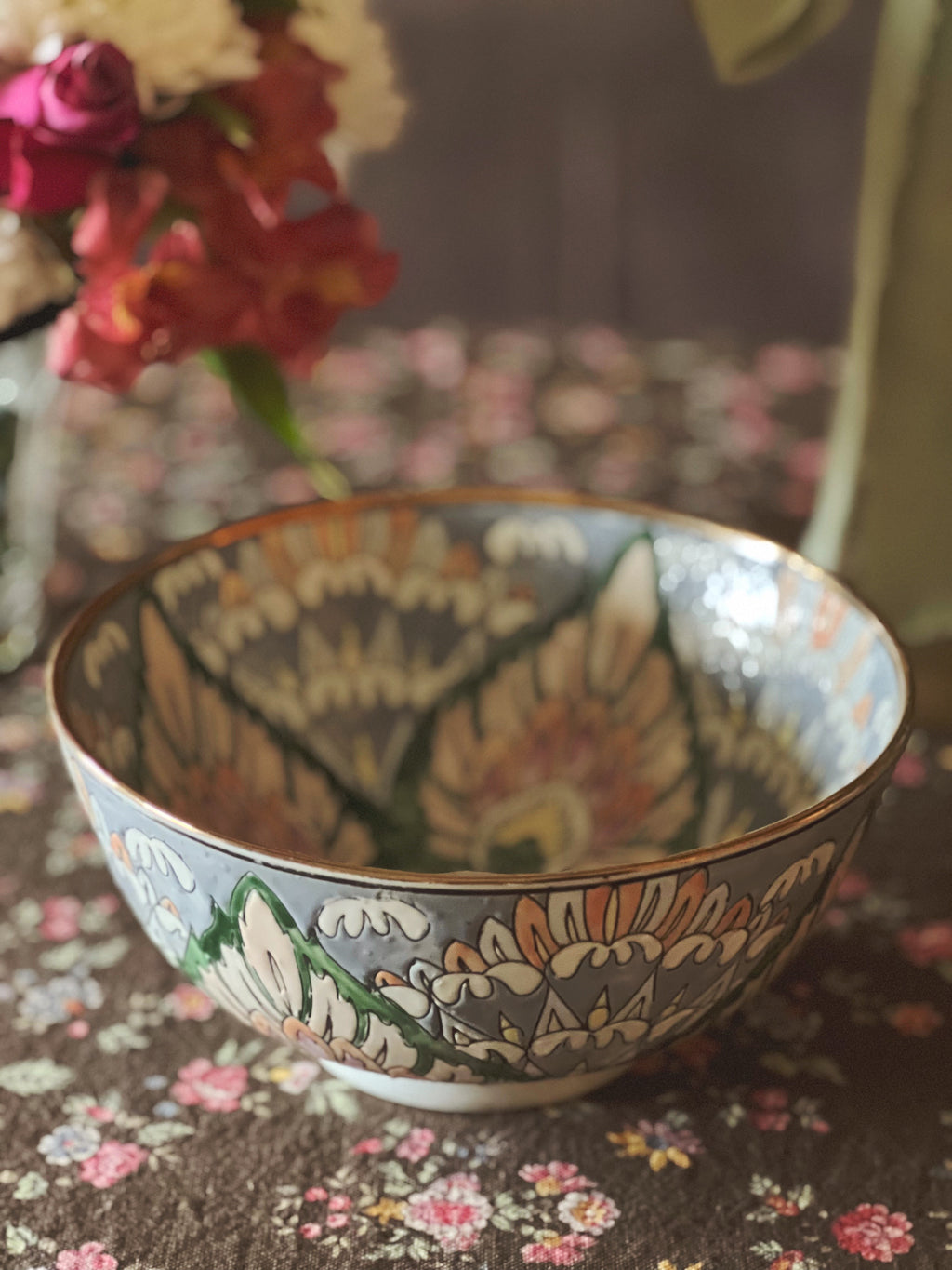 Vintage Decorative Porcelain Bowl
