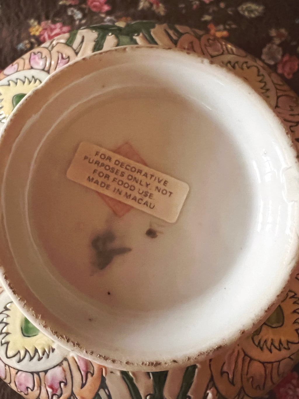 Vintage Decorative Porcelain Bowl