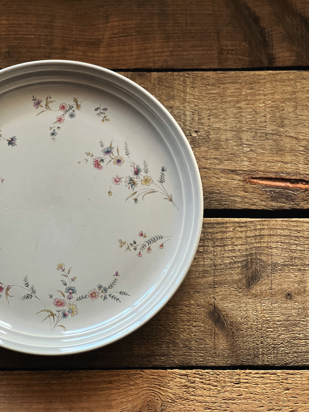 Vintage Mikasa Country Fresh Rhapsody Salad Plate / Dessert Plate