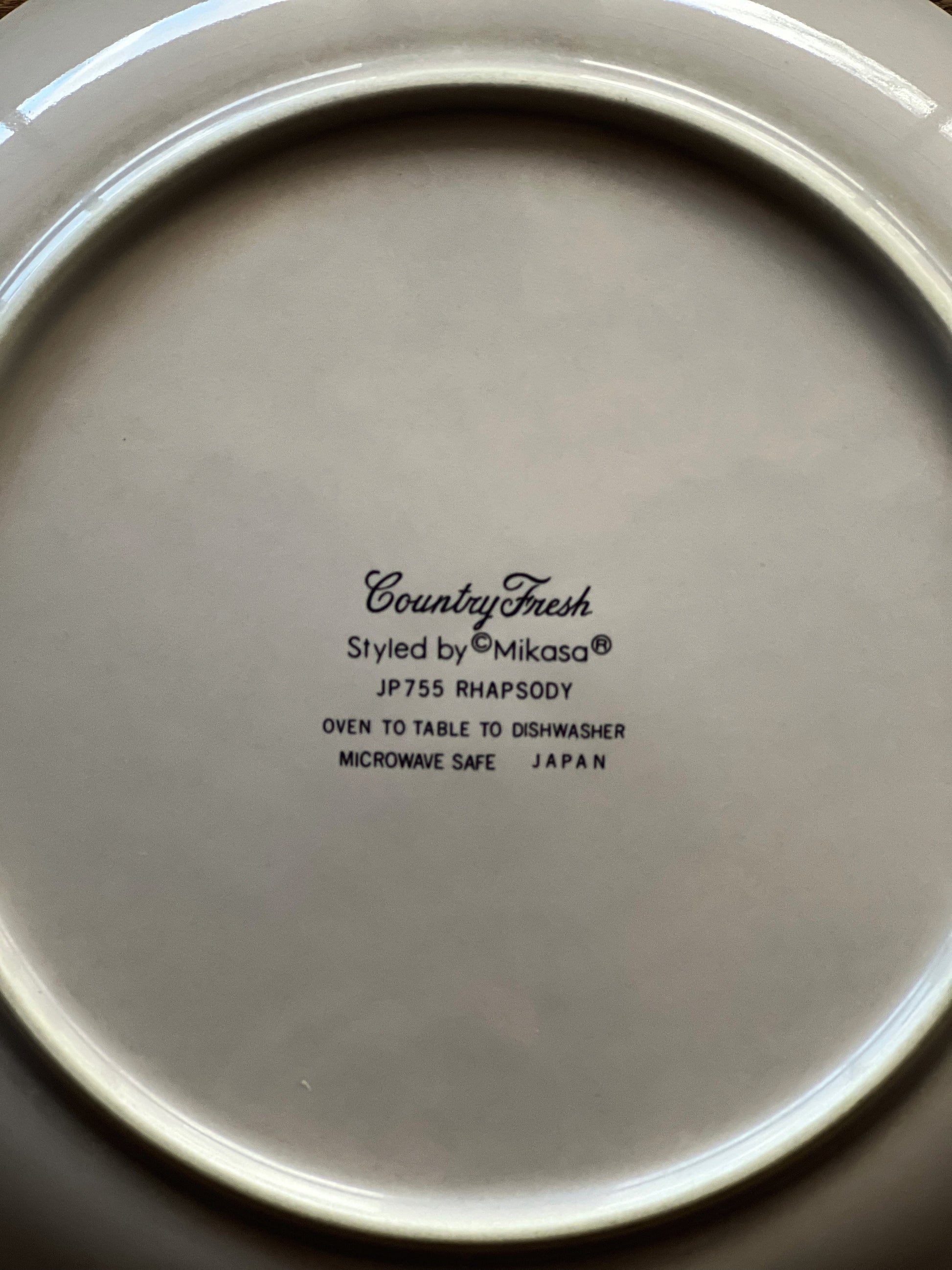 Vintage Mikasa Country Fresh Rhapsody Salad Plate / Dessert Plate